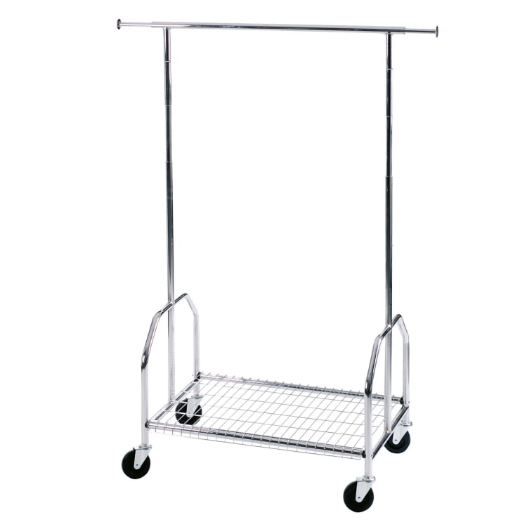 Alco Garderobenständer 90x170x54 cm silber