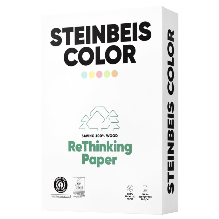Steinbeis copy paper Color A4 80 g 500 sheets blue