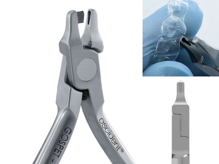 Oscident Zange Version 2, Lochstanze Tropfen-förmig