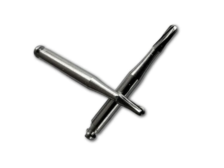 Hartmetallfinierer für Winkelstück Klebstoffentferner (5 Stück)