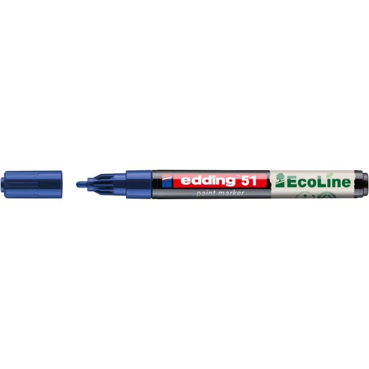 edding paint marker EcoLine 1-2 mm bullet tip blue
