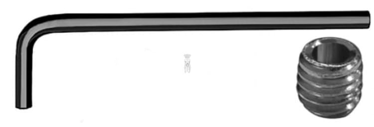 Replacement screw and L-key for OLS-1321