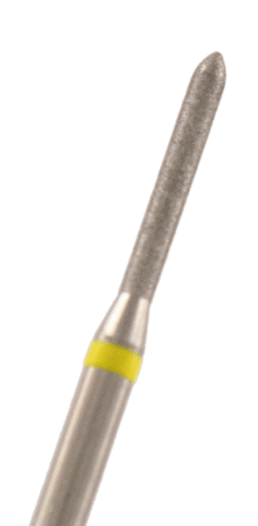 Diamant Torpedo Körnung: Gelb (extra-fein, 1 Packung á 5 Stück)