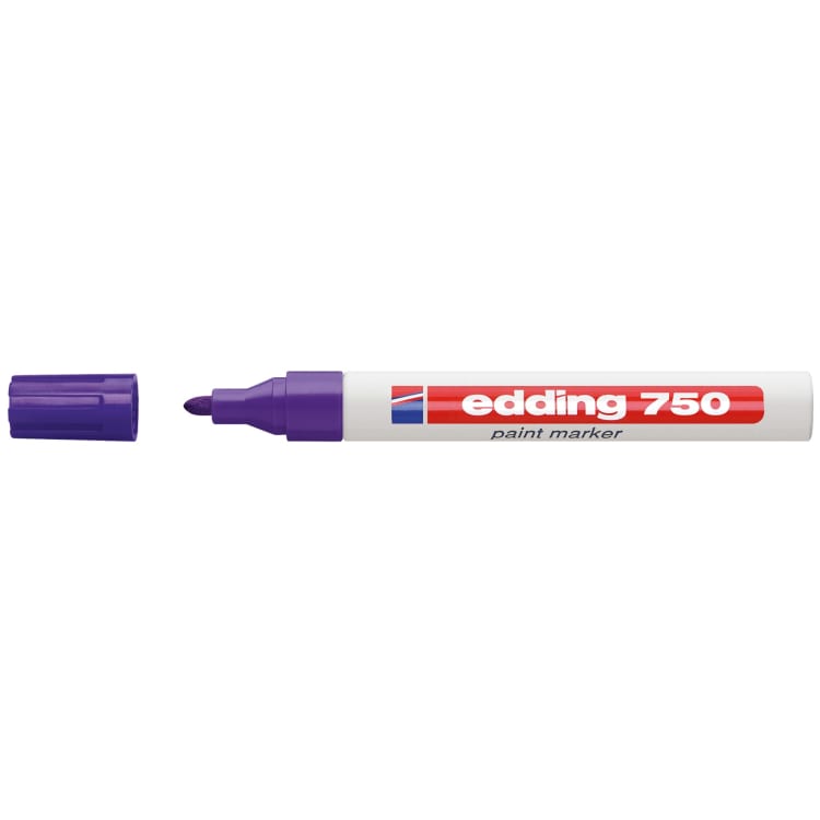 edding Lackmarker 750 2-4 mm Rundspitze permanent violett
