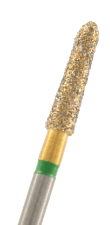 ZD-Diamant Torpedo konisch Körnung: Grün (grob, 1 Packung á 5 Stück)