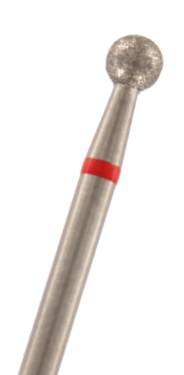 Diamant Kugel Körnung: Rot (fein, 1 Packung á 5 Stück)