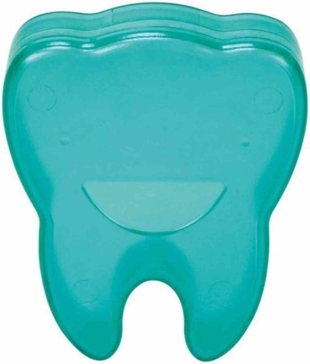 Milch-Zahn-Box mintgrün-transparent