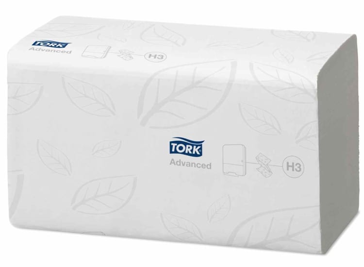 Tork Advanced H3 weiß 2lg 25x23 ZZ Krt
