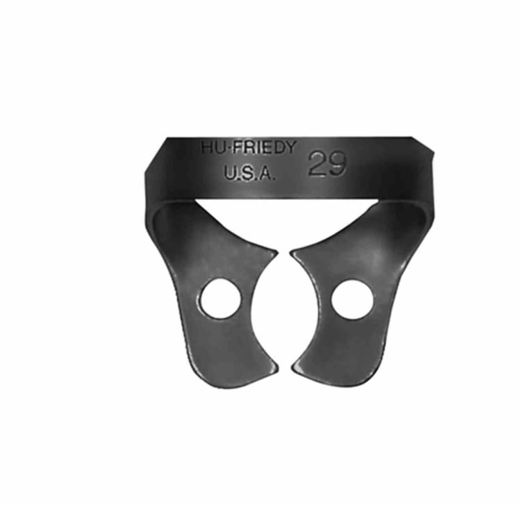 Hu-Friedy Rubberen Klem 29X Black Line