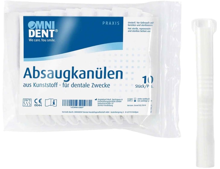 Omnident Suction Tips White