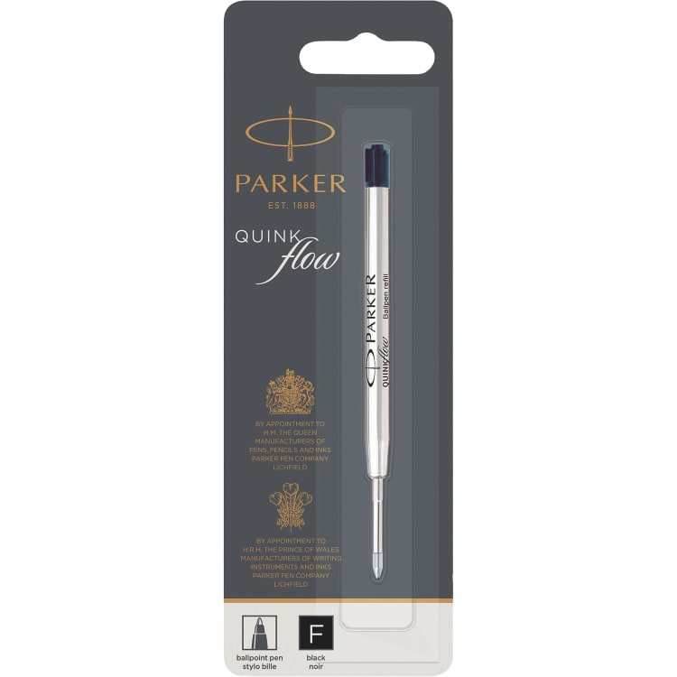 Parker ballpoint refill QUINKflow S0909400 F 0.8 mm black