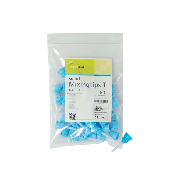 Smartdent Smart Mixing Tips T Blue 1:1
