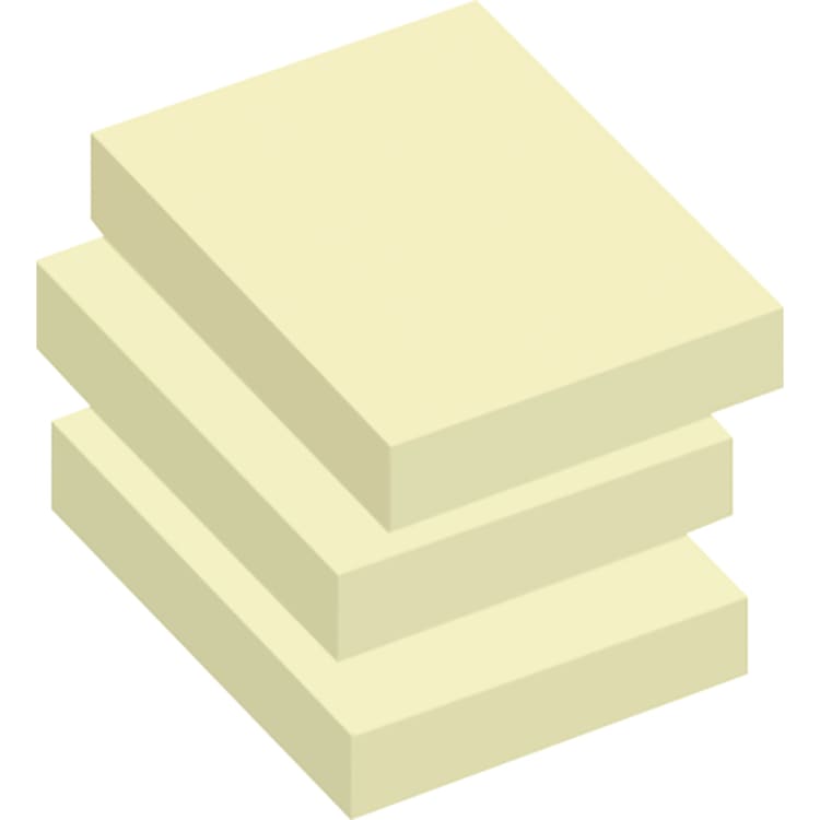 Soennecken Powernotes sticky notes 50x40 mm 100 sheets yellow