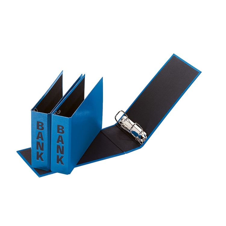 Pagna bank binder Basic Colours 25x14x5 cm board blue