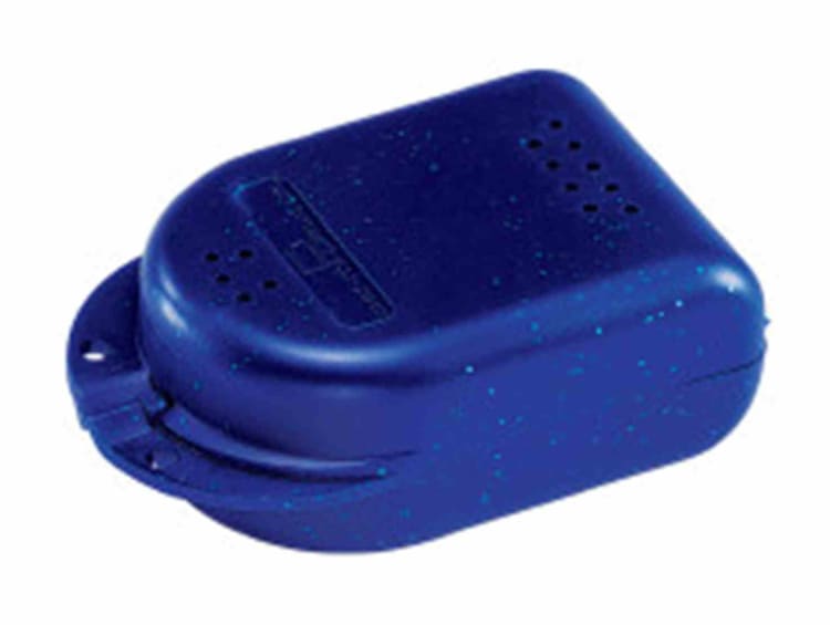 Spangenbox mini perlblau 10St