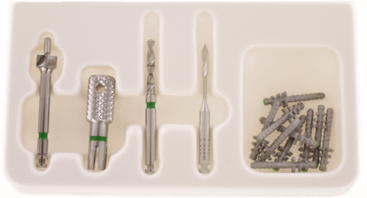 Sortiment Titan Gewindestifte grün kurz (1 Packung á 1 Set)