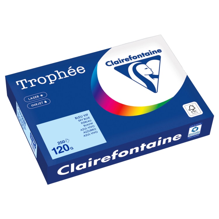 Clairefontaine copy paper A4 120 g 250 sheets ice blue