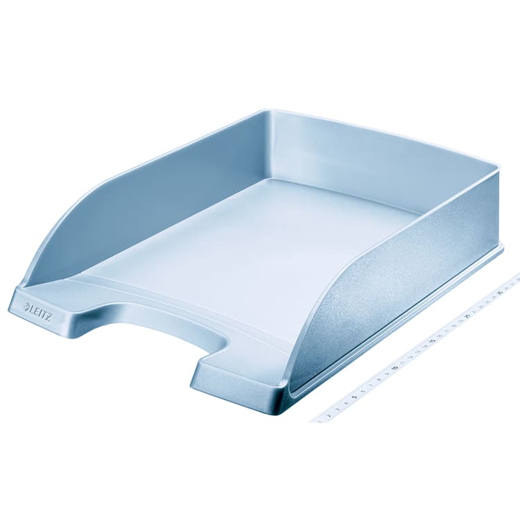 Leitz letter tray Standard Plus A4 PS silver