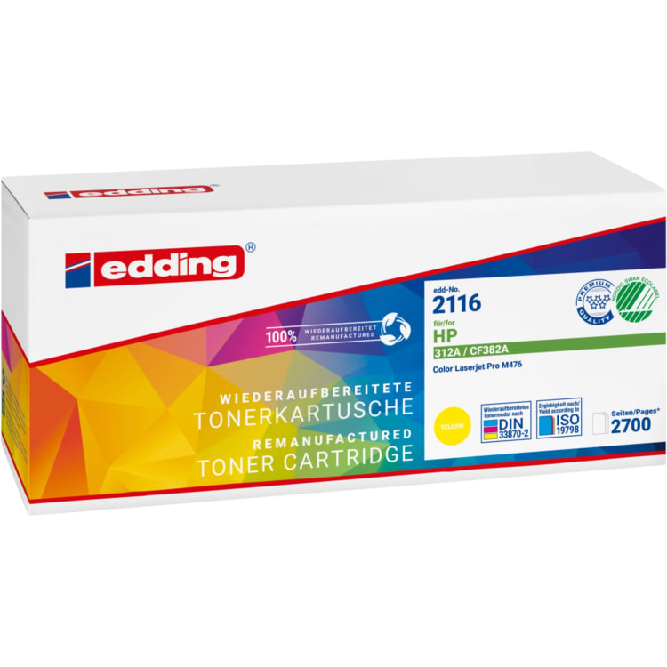 edding toner compatible with HP CF382A yellow