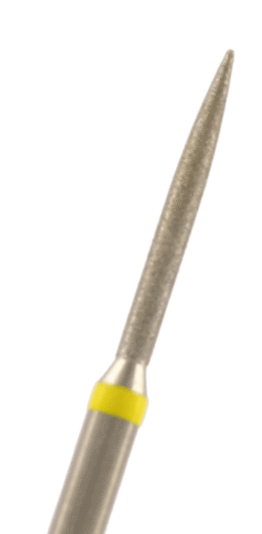 Diamant Flamme Körnung: Gelb (extra-fein, 1 Packung á 5 Stück)