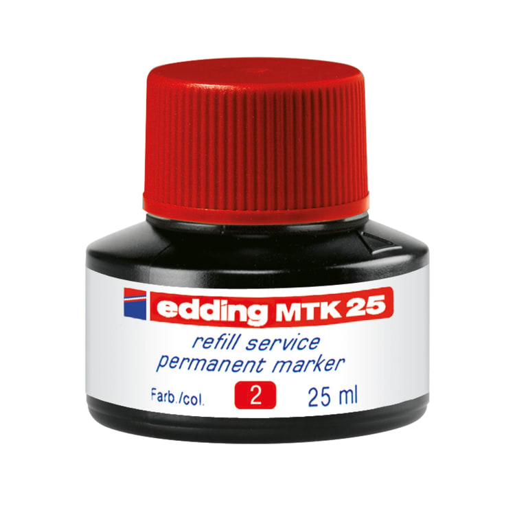 edding Nachfülltusche MTK 25 25 ml rot