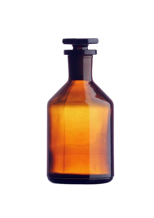 Steilbrustflasche braun 100ml