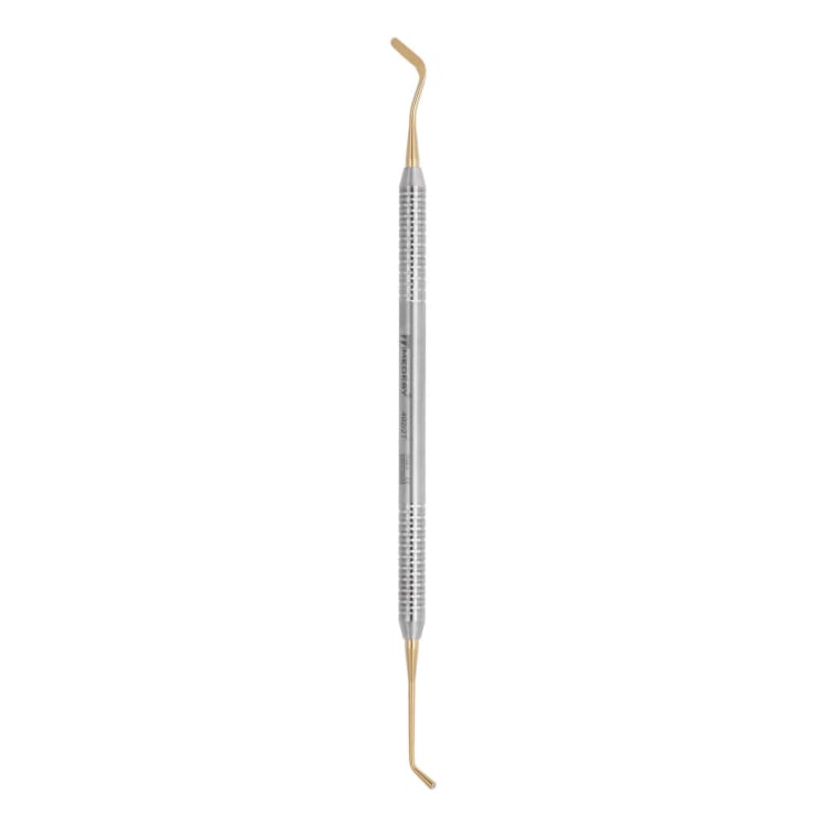 Composite filling instrument, Goldstein N. 2, spatula 2.5 mm / plugger ø 1.9 mm, TiN