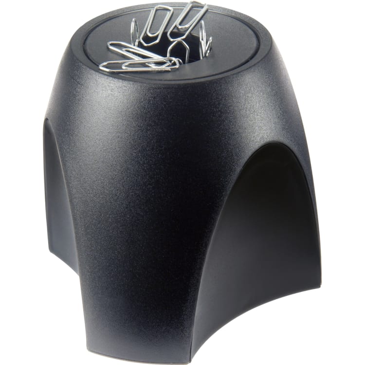 HAN paper clip dispenser DELTA with magnet 95x88x95 mm black