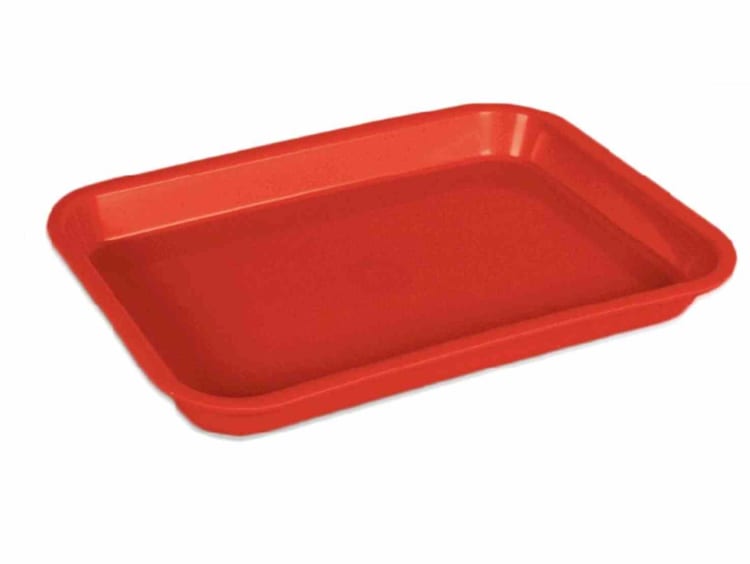 Mini-Tray o. Einteilung rot