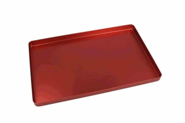 Norm-Tray Boden ungelocht rot