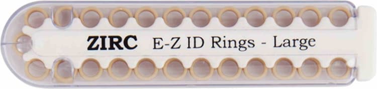 EZ-ID Markierungsringe groß beige 25St