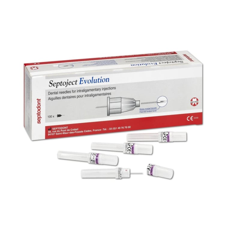 Septodont Septoject Evolution 27G – Scalpelvormige Naald