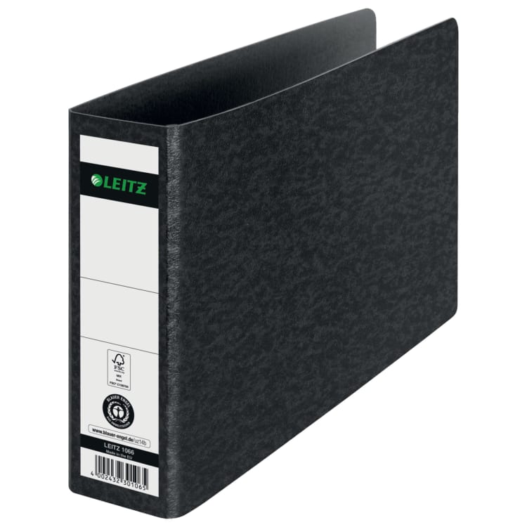 Leitz ring binder A5 landscape 56 mm hardboard black