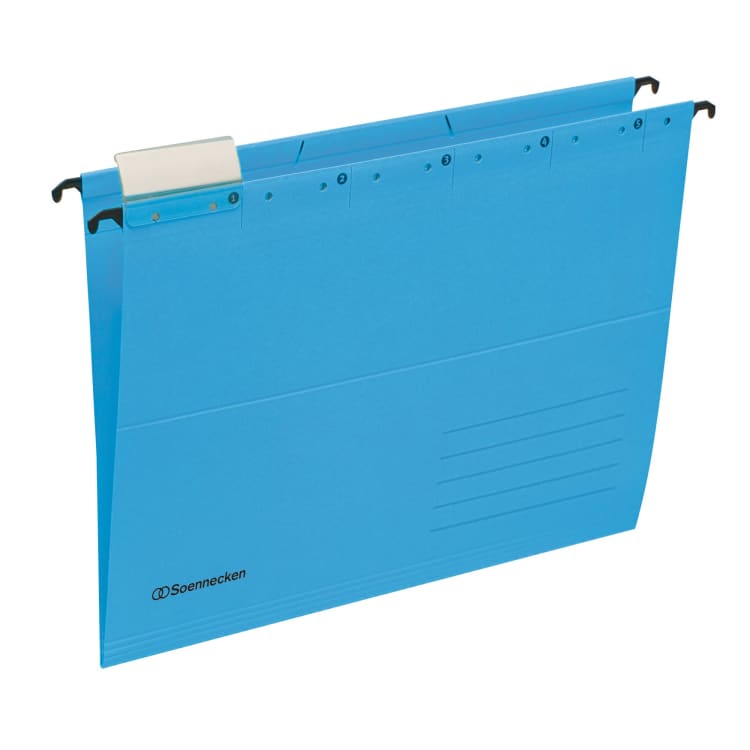 Soennecken suspension folder A4 220 g recycled cardboard 25 pieces blue