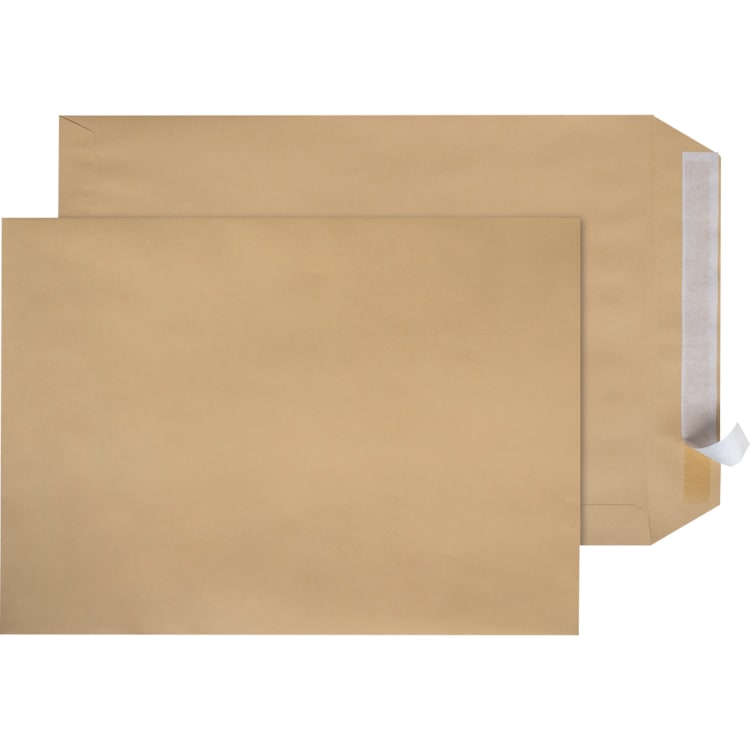 Soennecken mailing bag C4 90 g without window peel & seal 250 pieces brown