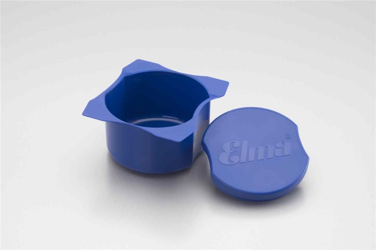 Reinigungsbecher m. Deckel blau
