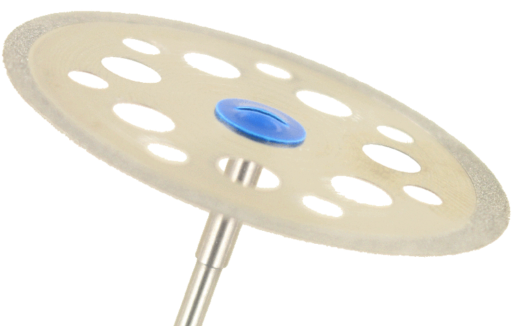 Gipstrennscheibe (0.25 mm) Körnung: Blau (standard, 1 Packung á 1 Stück)