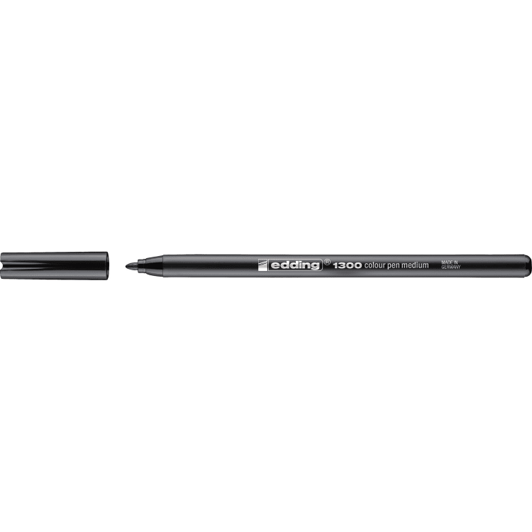 edding fibre-tip pen 1300 colourpen 2 mm black