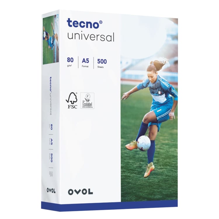 inapa tecno copy paper Universal A5 500 sheets