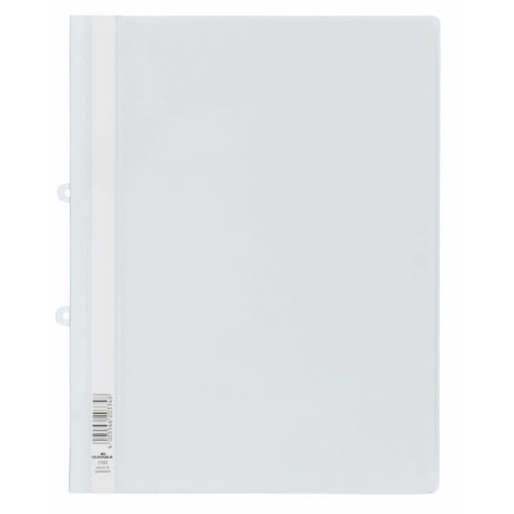 Durable hook-on file A4 commercial binding white