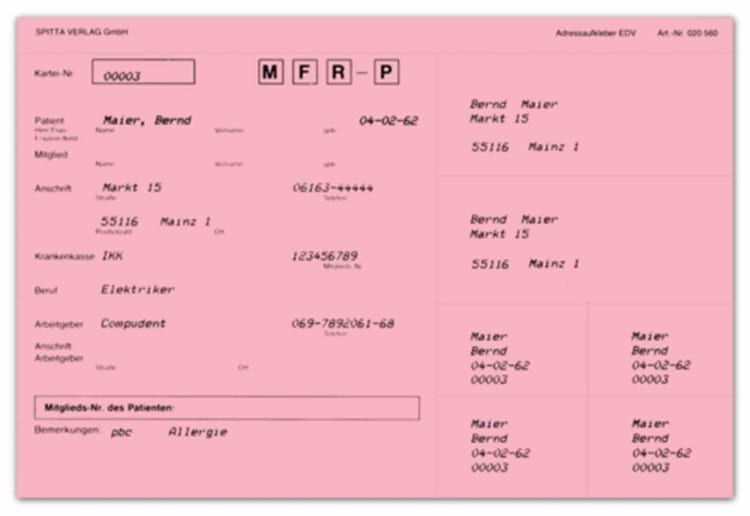 Anschriftaufkleber rosa 560 100St