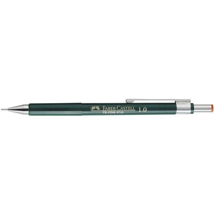 Faber-Castell mechanical pencil TK-FINE 9719 1.0 mm HB green