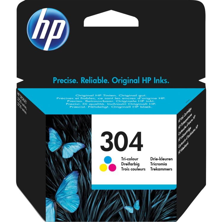 HP ink cartridge 304 100 pages cyan/magenta/yellow