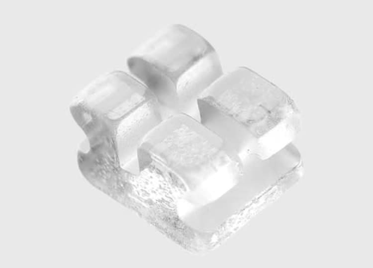 TOPIC Copolymer brackets .018 Roth clear, tooth 14 or 24 or 15 or 25