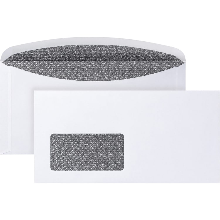Posthorn envelope C6/5 with window gummed inside print 1,000 pieces white