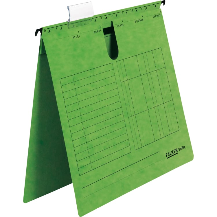 Falken suspension file commercial binding 5 pieces green