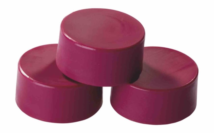 Unterziehwachs-Chips bordeaux 3x20g