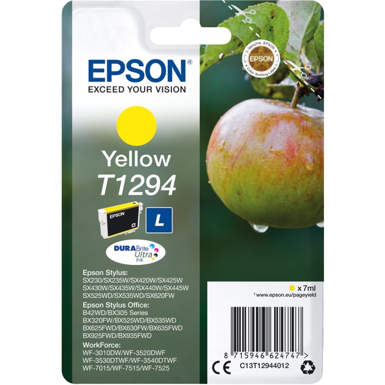 Epson ink cartridge T1294 7 ml yellow