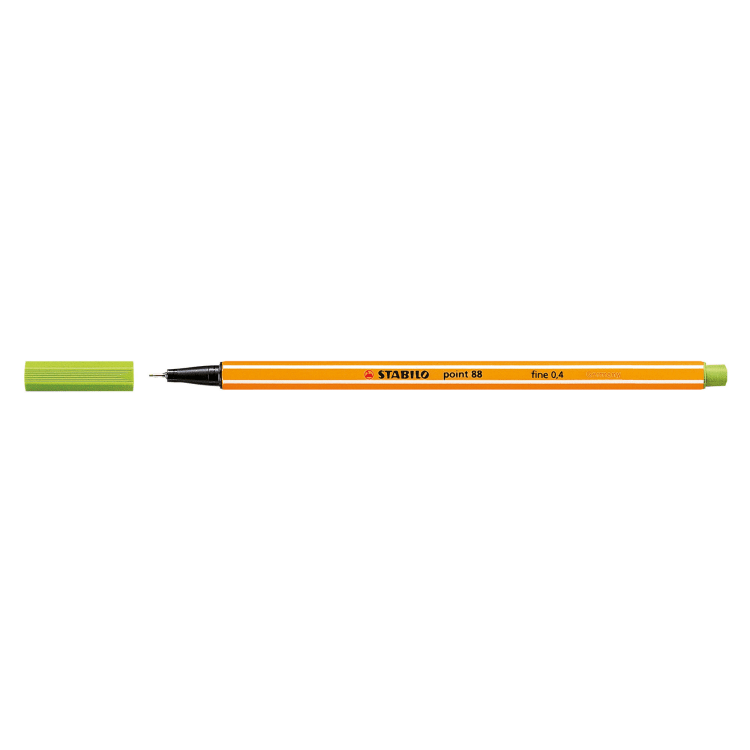 Stabilo fineliner point 88 0.4 mm apple green