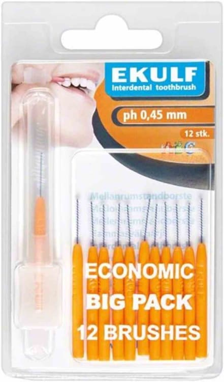 EKULF Interdental Brushes Ph Orange, 0,4mm